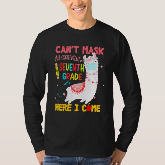 Kant Mask m'n opwinding Zevende Graad hier kom ik T-shirt (Voorkant)