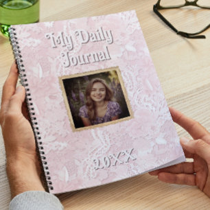 kant mesh textuur licht roze foto Lijst Notitieboek