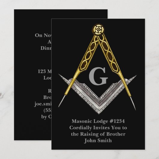 Kant met handtekening en kompas kaart (Voorkant / Achterkant)