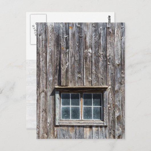 Kant met raam briefkaart (Voorkant / Achterkant)