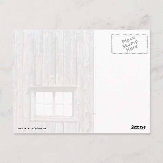 Kant met raam briefkaart (Achterkant)