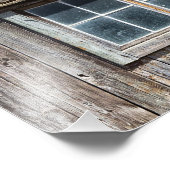 Kant met raam foto afdruk (Hoek)