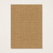 Kant Monogram Burlap Oorbel/Sieraden Display Visitekaartje (Achterkant)