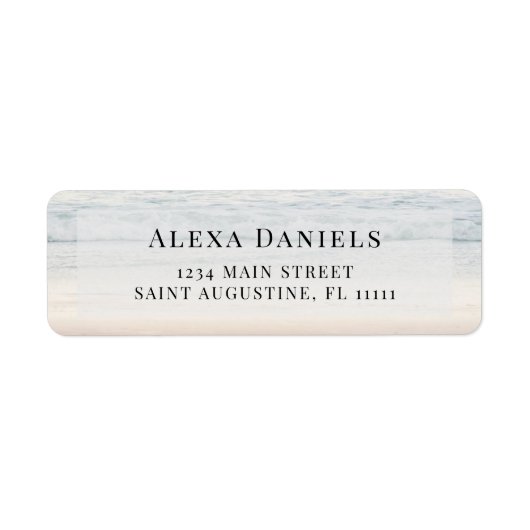 Kant Nautical Moderne Return Address Label (Voorkant)