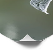 kant op bladeren perfect poster (Hoek)