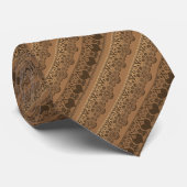  kant openwerk bruin beige voor decoratie stropdas (Opgerold)