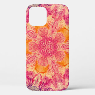 Kant Ornament Mandala: Ronde Waterverf Ontwerp Case-Mate iPhone Case