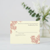kant | papaver | RSVP Kaartje (Staand voorkant)