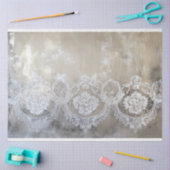 Kant Patina, getextureerde beige achtergrond Tissuepapier (Craft)