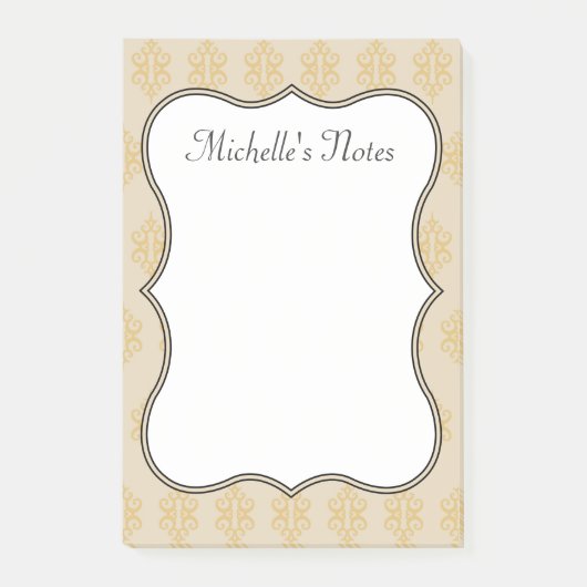 Kant Persoonlijke Notities Vintage Post-it® Notes (Voorkant)