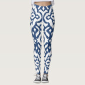Kant rand: ikat stropdas-dye. leggings (Voorkant)