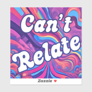 Kant Relate Roze Kleuren Sticker