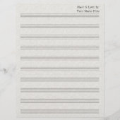  kant reliëf Blanco vel muziek 10 stap (Voorkant)