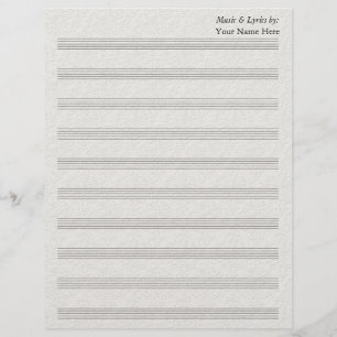  kant reliëf Blanco vel muziek 10 stap