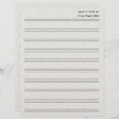  kant reliëf Blanco vel muziek 10 stap (Voorkant / Achterkant)