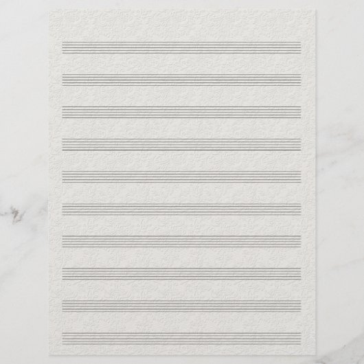  kant reliëf Blanco vel muziek 10 stap (Achterkant)