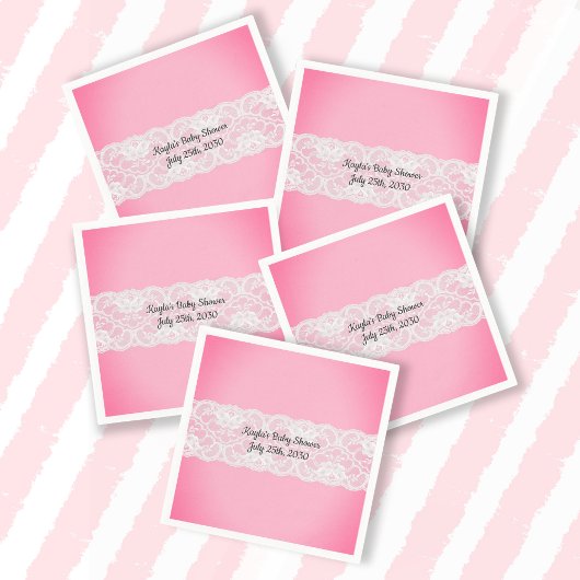 Kant Roze Baby shower Servet