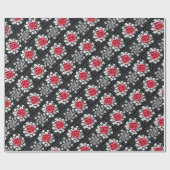 Kant Rozen Goth Zware Metal Cadeaupapier (Vlak)
