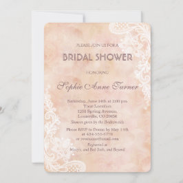  kant Rozen Oud papier Vrijgezellenfeest Uitnodige Kaart