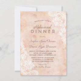  kant Rozen Oude papieren repetitie Diner Kaart