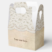  kant rustieke Romance partij voorkeur dozen Bedankdoosjes (Geopend)