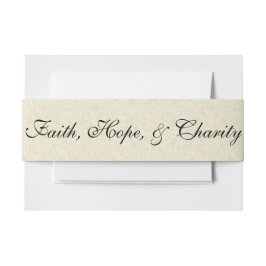 Kant Schrift Christelijk Katholiek Bruiloft Uitnodigingen Wikkel