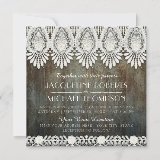  kant schuur hout rustiek land Westerne schuur Kaart (Voorkant)