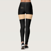 Kant Shorts Illusie Leggings (Achterkant)