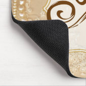 kant sieraden Monogram Initiaal Muismat (Hoek)