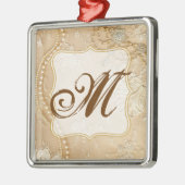 kant sieraden Monogram Initiaal Ornament (Links)