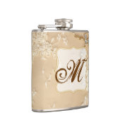  kant sieraden Victor Monogram Whiskey Flask Heupfles (Rechts)