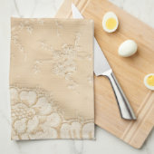 kant sieraden Victoriaans keukenschotel handdoek (Quarter Fold)