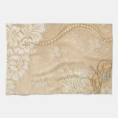 kant sieraden Victoriaans keukenschotel handdoek (Horizontaal)