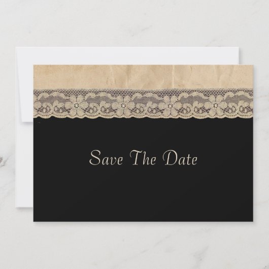  kant slaat de datum op save the date (Voorkant)