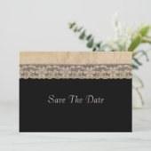  kant slaat de datum op save the date (Staand voorkant)