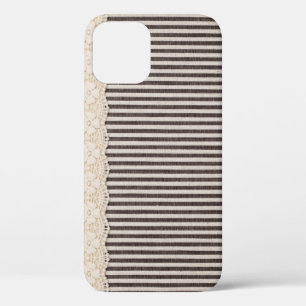 Kant stof textiel textuur, achtergrond patroon. Case-Mate iPhone case
