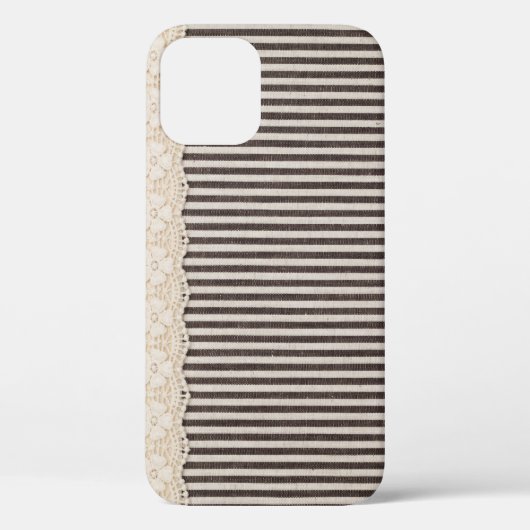 Kant stof textiel textuur, achtergrond patroon. Case-Mate iPhone case (Achterkant)