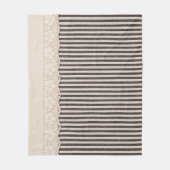 Kant stof textiel textuur, achtergrond patroon. fleece deken (Voorkant)