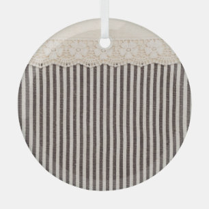Kant stof textiel textuur, achtergrond patroon. glas ornament