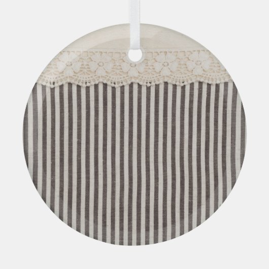 Kant stof textiel textuur, achtergrond patroon. glas ornament (Voorkant)