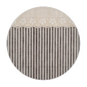 Kant stof textiel textuur, achtergrond patroon. snijplank (Voorkant)