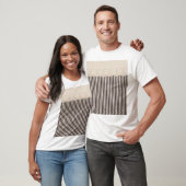 Kant stof textiel textuur, achtergrond patroon. t-shirt (Unisex)