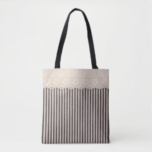 Kant stof textiel textuur, achtergrond patroon. tote bag