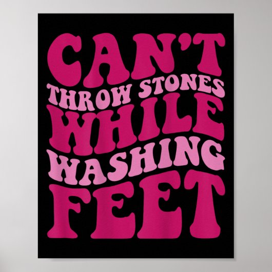 Kant-stoomstangen tijdens het wassen poster (Voorkant)