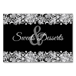 Kant Sweets & Desserts Tafel Teken Kaart