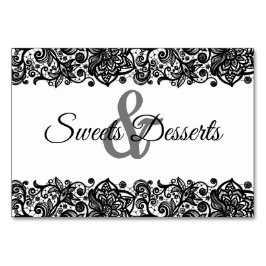 Kant Sweets & Desserts Tafel Teken Kaart