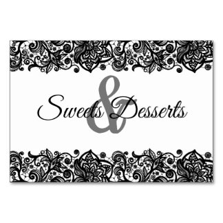 Kant Sweets & Desserts Tafel Teken Kaart