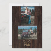 Kant touw we hebben de knoop vastgemaakt zonnebloe kaart (Achterkant)