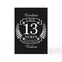 Kant Traditionele trouwdag 13 jaar