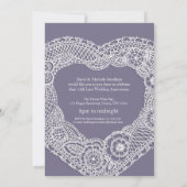 Kant trouwhart 13 jaar feest uitnodigingen (Achterkant)